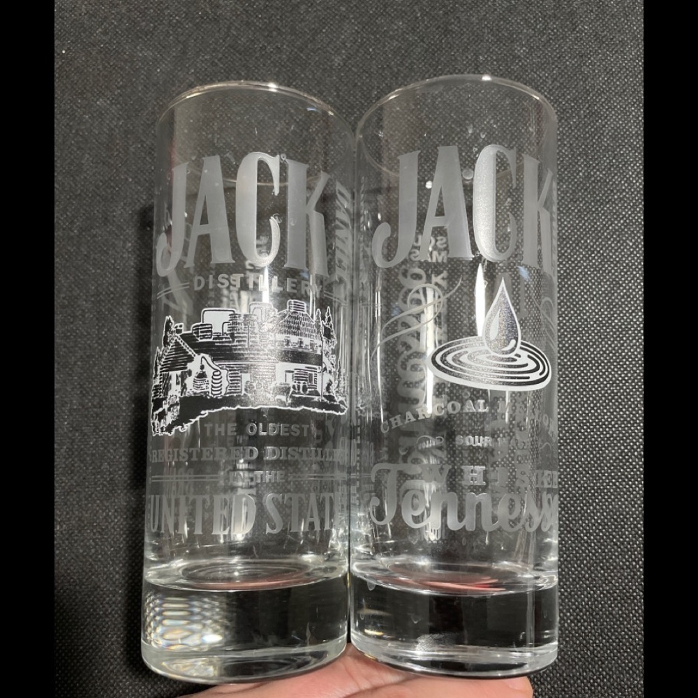 Jack Daniels High Ball glasses (2)
